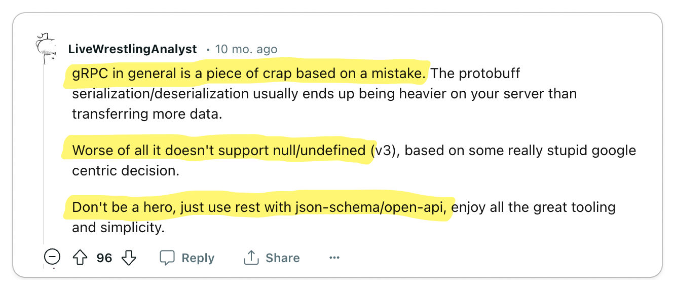 I Reviewed 1,000s of Opinions on gRPC